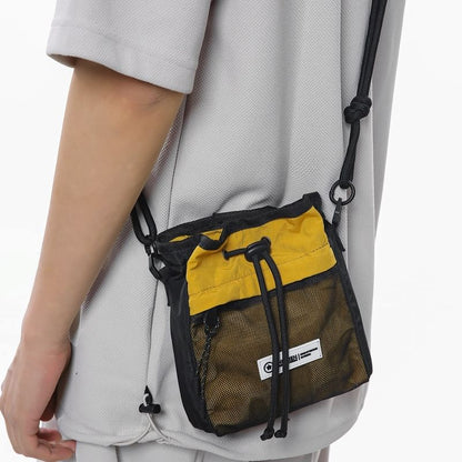 Color Bag Crossbody Block Drawstring