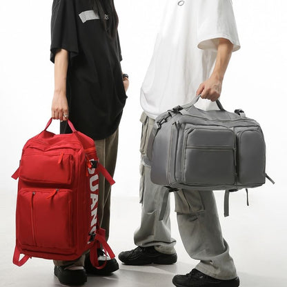 Lettering Zip Backpack