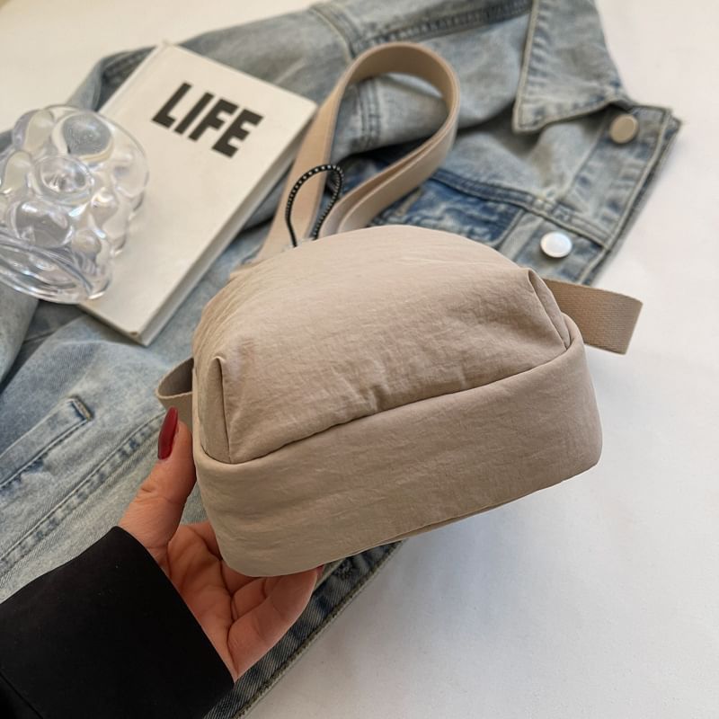 Crossbody Drawstring Bag Plain