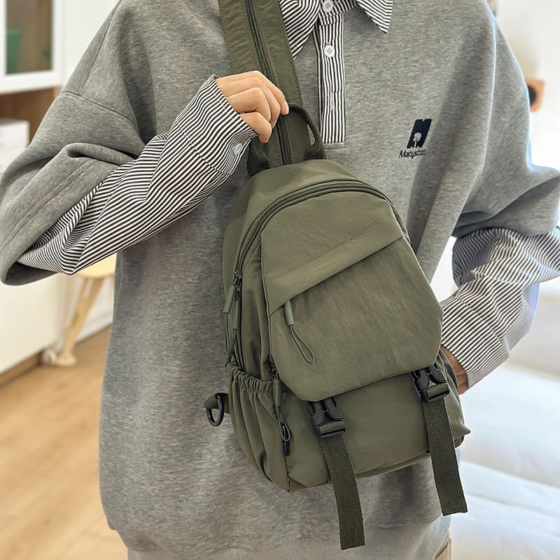 Zip Backpack Plain