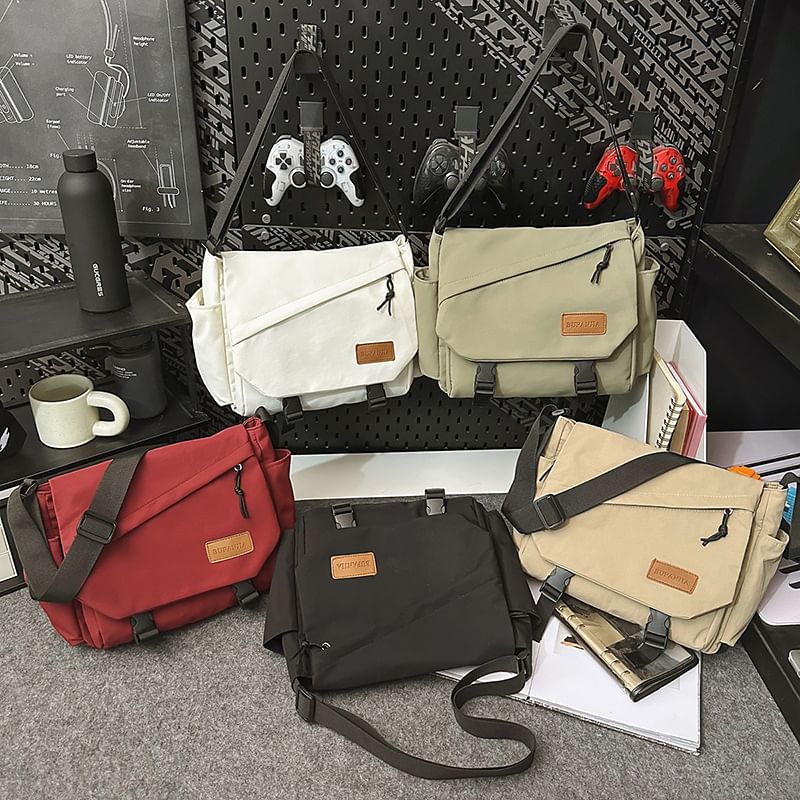 Flap Plain Bag Messenger