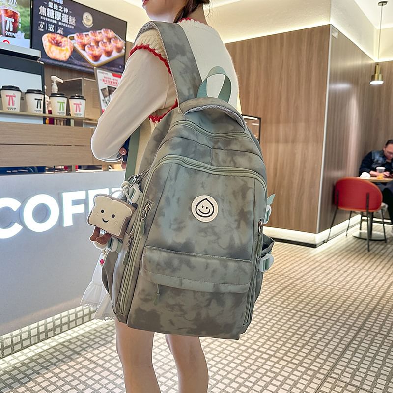 Zip Tie-Dye Backpack