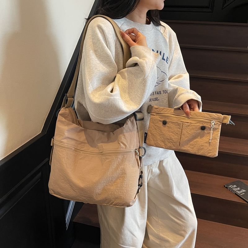 Bag Crossbody Zip Plain