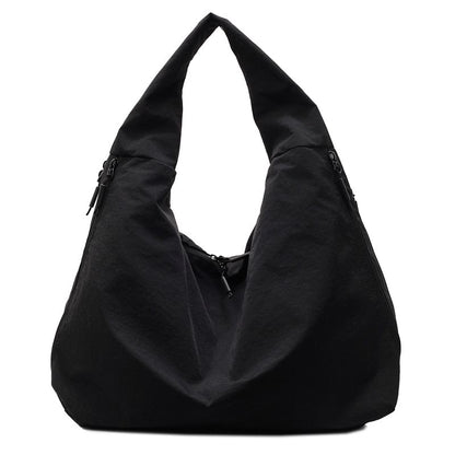 Plain Shoulder Bag Zip
