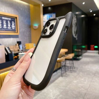 Transparent Case Cat Ear Phone