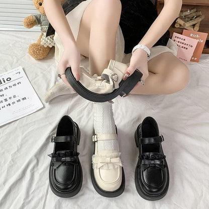 Mary Shoes Jane Platform Bow