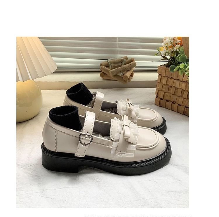 Mary Shoes Jane Platform Bow