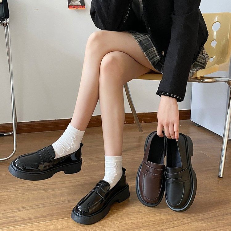 Platform Penny Loafers