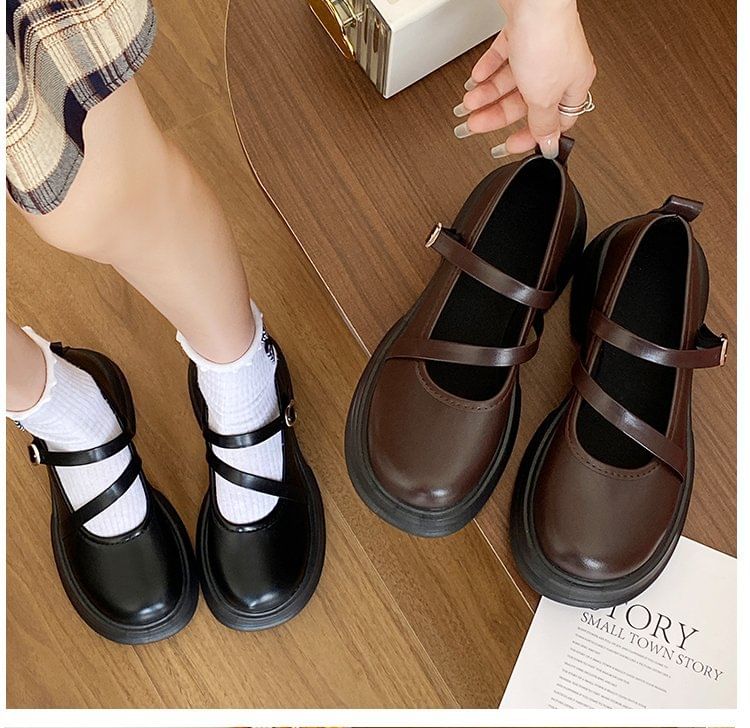 Platform Mary Shoes Jane