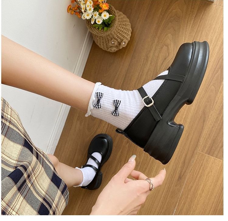 Platform Mary Shoes Jane