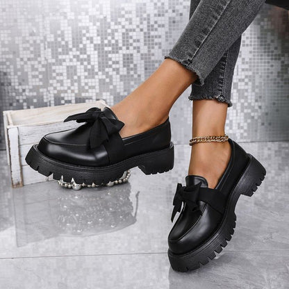 Bow Platform Loafers