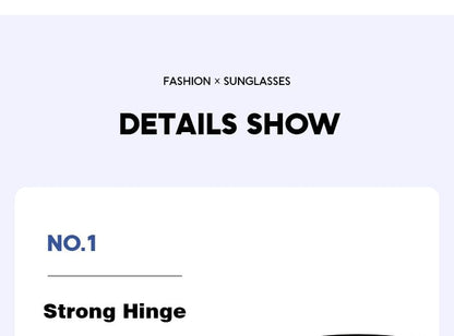 Oval Translucent Sunglasses