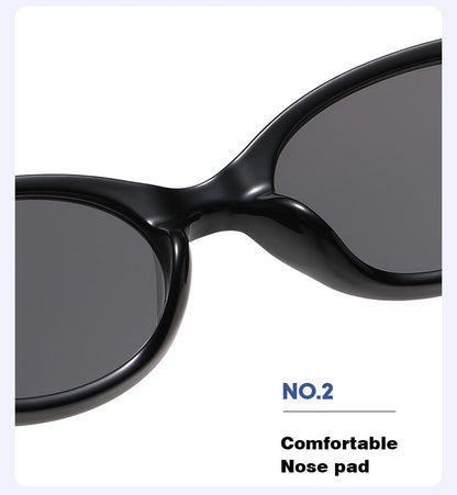Oval Translucent Sunglasses