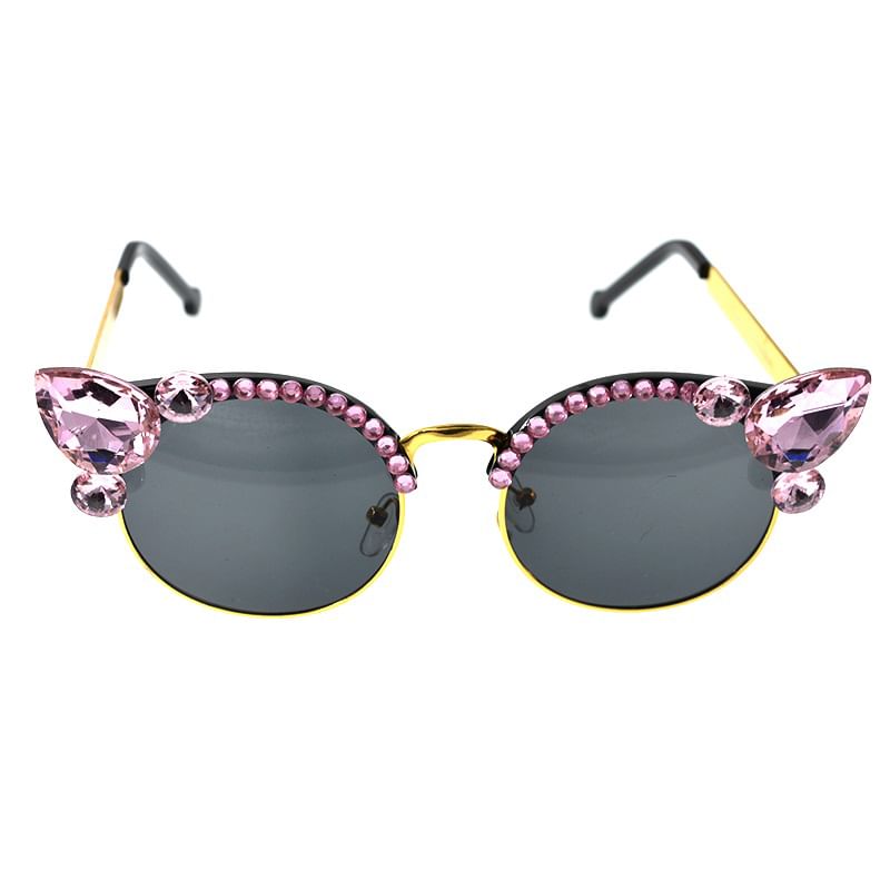 Sunglasses Rhinestone Floral