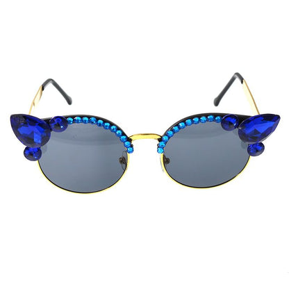Sunglasses Rhinestone Floral
