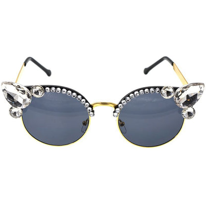 Sunglasses Rhinestone Floral