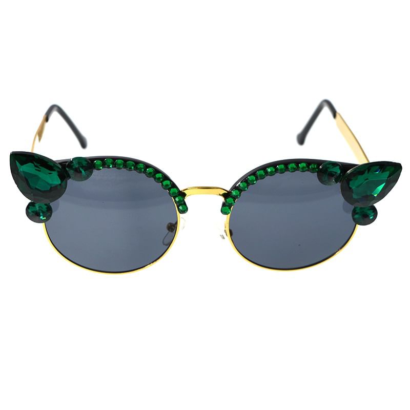 Sunglasses Rhinestone Floral