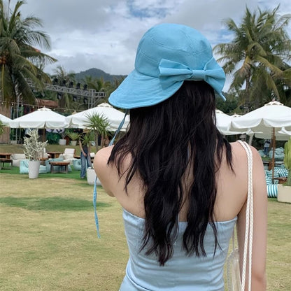 Hat Applique Lettering Striped Sun