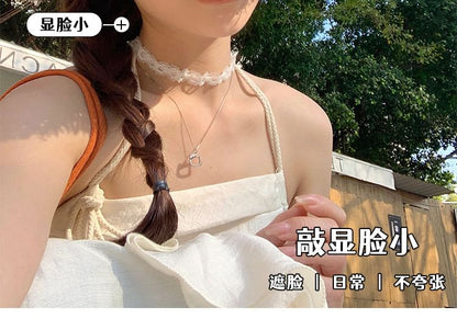 Sun Hat Straw Fringed Bow