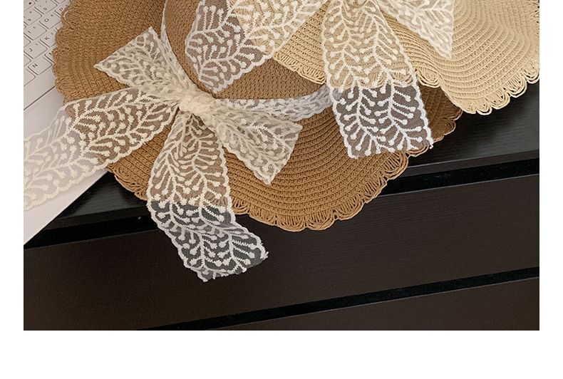 Sun Lace Hat Straw