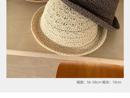 Bowler Hat Straw