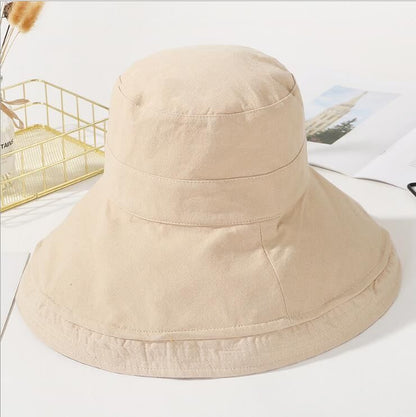 Double Hat Sun Plaid Side Plain