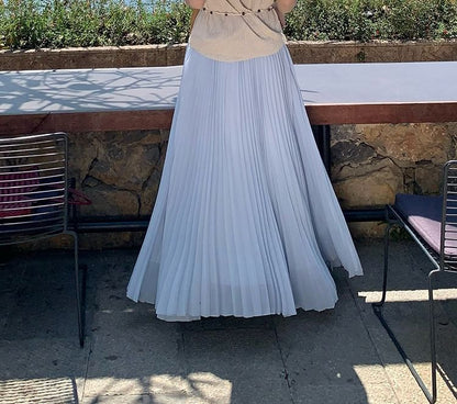 Ribbed Neck Plain Top Knit Sleeveless Crew