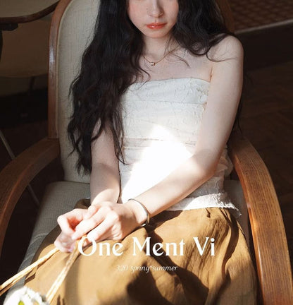 Print Floral Top Tube Sleeveless