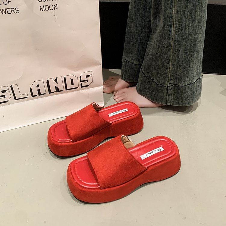 Sandals Slide Platform