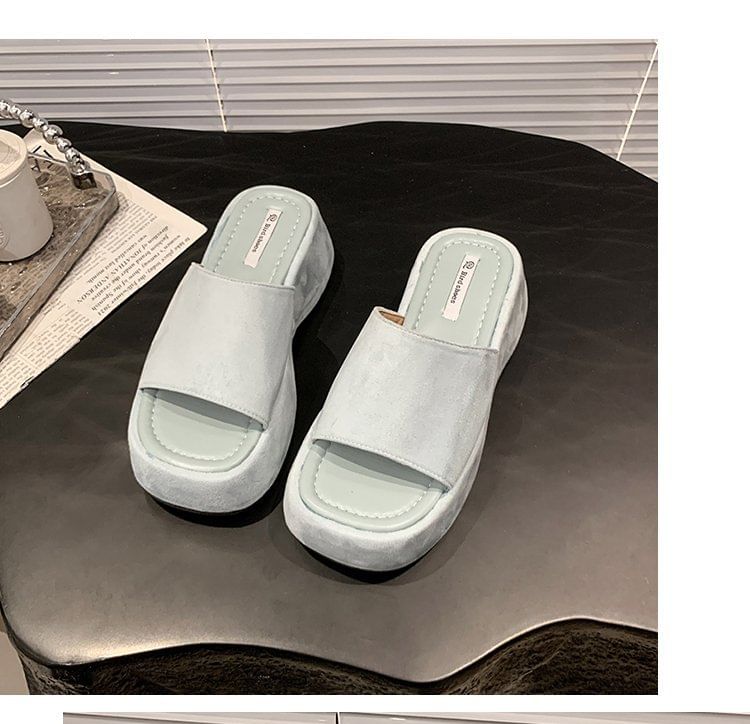 Sandals Slide Platform