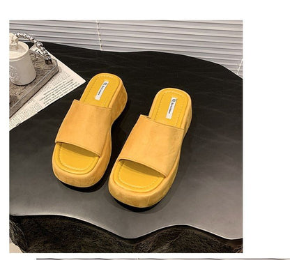Sandals Slide Platform