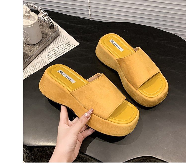 Sandals Slide Platform