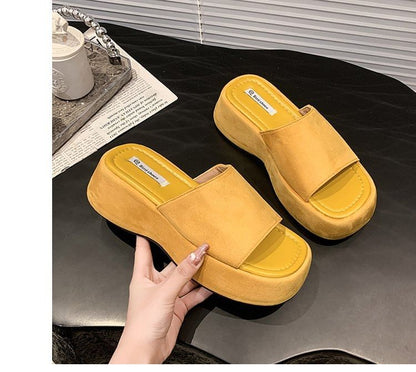 Sandals Slide Platform