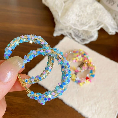 / Bow Star Heart Hoop Earring