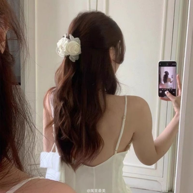 Flower Fabric Hair Claw