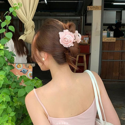 Flower Fabric Hair Claw