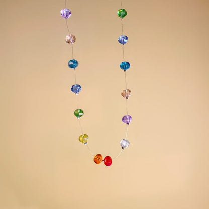 Necklace Rainbow Beaded