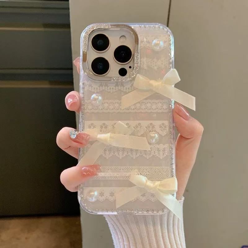 Strap Ribbon Case Decoration Adhesive Phone Lace / Set Print