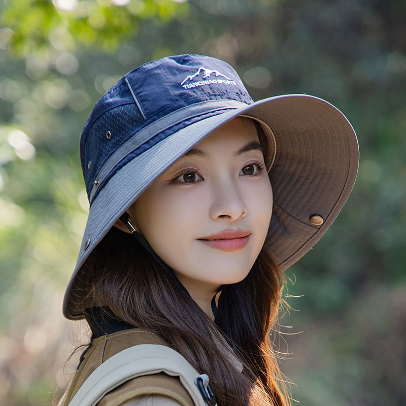 Panel Embroidered Boonie Hat