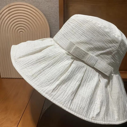 Bow Hat Sun Plain