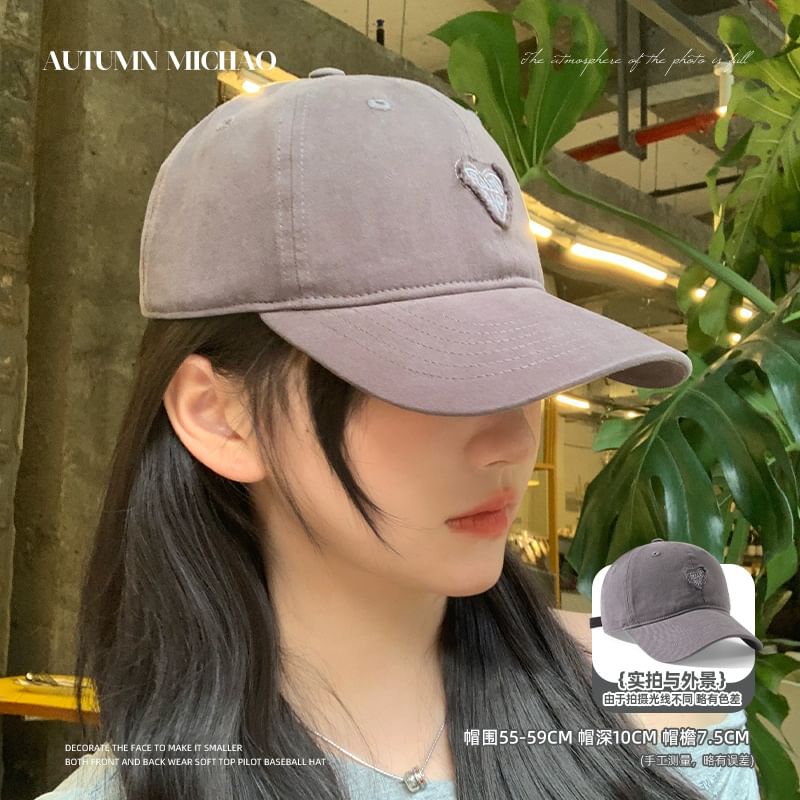 Lettering Cap Applique Baseball