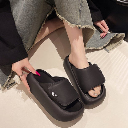 Strap Sandals Adhesive Platform