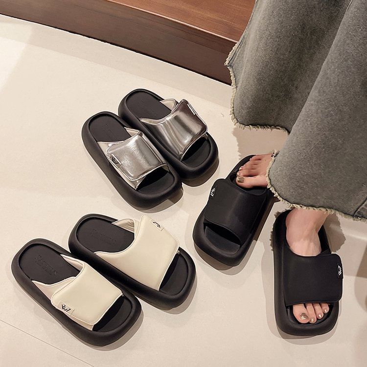 Strap Sandals Adhesive Platform