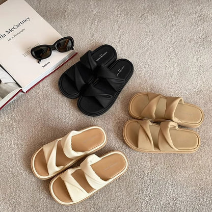 Sandals Double-Strap Slide