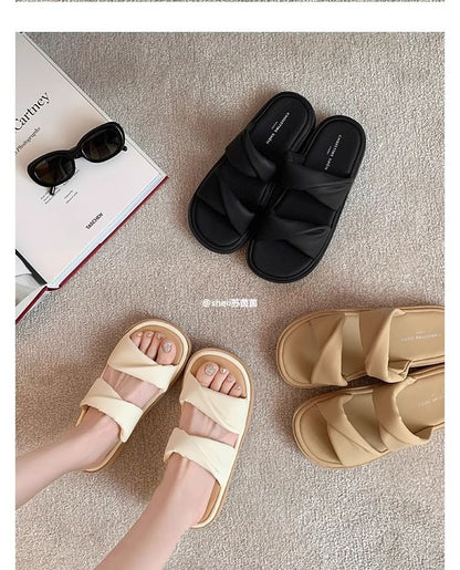 Sandals Double-Strap Slide