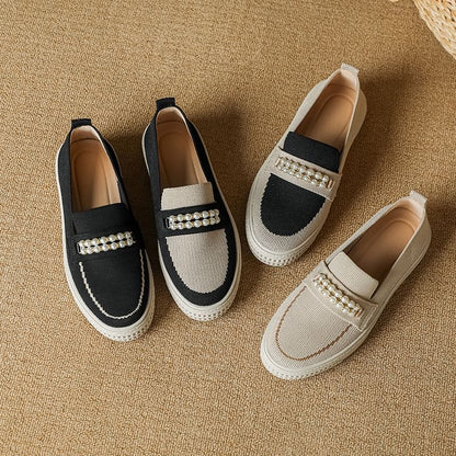 Slip-Ons Pearl Faux Platform