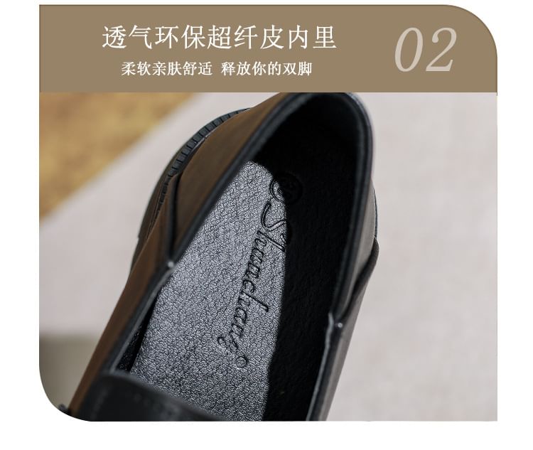 Loafers Platform Heel Chunky