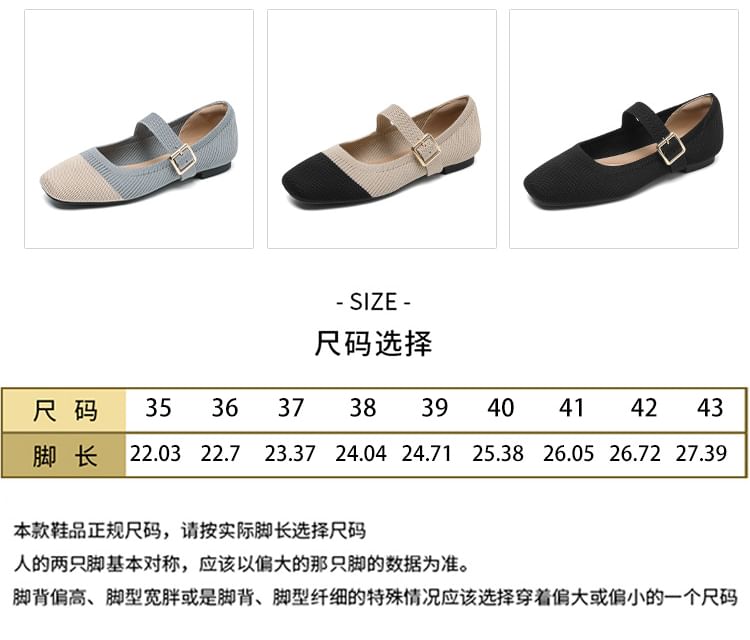 Mary Toe Shoes Jane Square