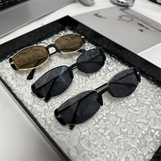 Sunglasses Rectangular Plain