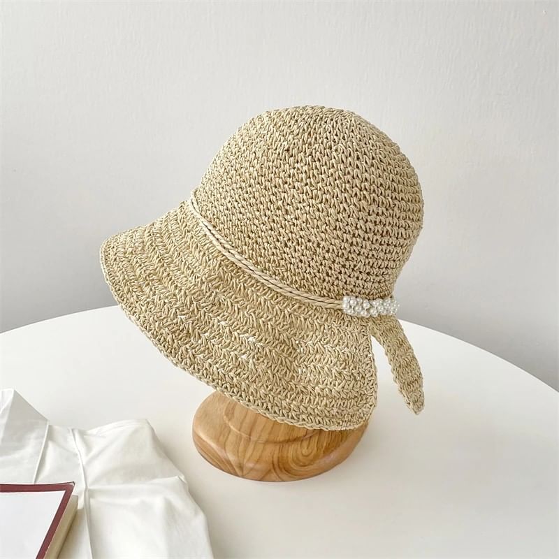 Straw Cloche Hat